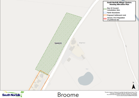 Site map demonstrating location and boundaries of the SN4020 site in Broome.